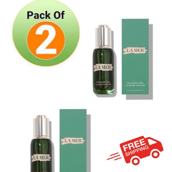 La Mer The Micro Peel – 1oz Full Size | NEW in Box | Luxury Skincare Pack of 2 - Picture 1 of 4